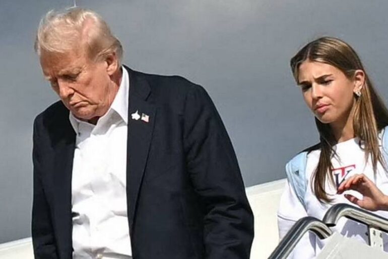 Kai Trump may have let Donald Trump secret slip after concerns over president’s health The Mirror US