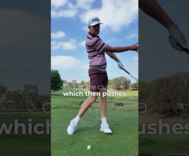 Great Drill to Stop Leading with Your Arms #golfswing #golftips