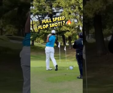 Hideki Matsuyama’s Insane Flop Shot! 😳 Full Speed Magic! #golf #golfswing #golfshorts Hideki Matsuyama’s Insane Flop Shot! 😳 Full Speed Magic! #golf #golfswing #golfshorts