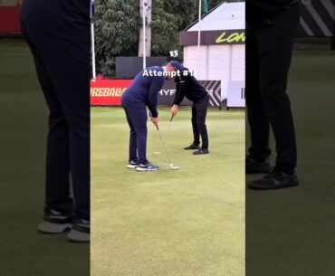 Bryson Dechambeau and Joaquin Niemann trick shot attempts #shorts #golf #livgolf