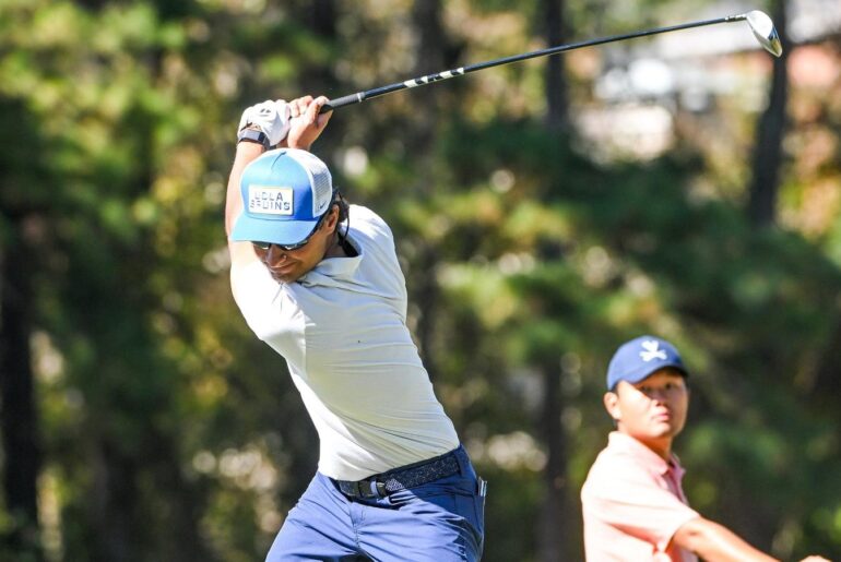 No. 15 Men’s Golf Tied for Sixth on Day One in Georgia ucla new logo blue