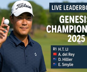 Genesis Championship 2025 Korea — H.T. Li Leads as Home Stars Shine