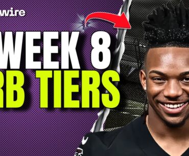 Top 50 Running Back Rankings & Tiers - Week 8 Fantasy Football