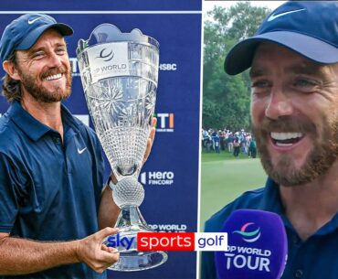 Tommy Fleetwood REACTS to winning the DP World India Championship 🏆🇮🇳 Tommy Fleetwood REACTS to winning the DP World India Championship 🏆🇮🇳