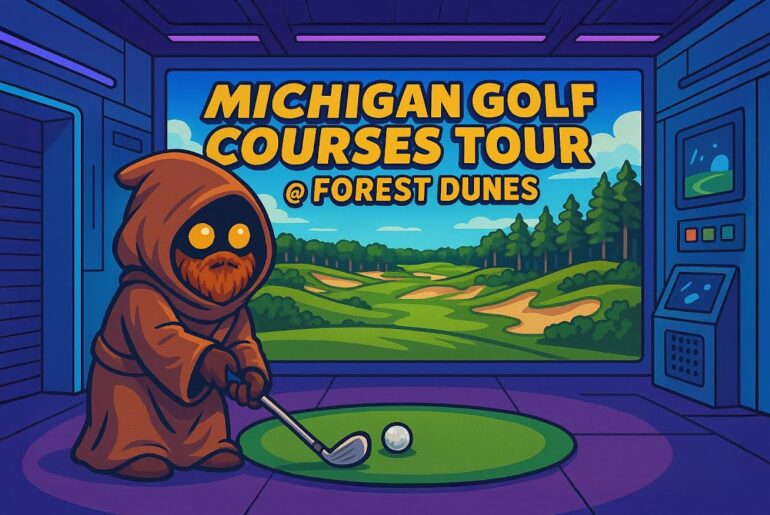GSPro Live Simulator Golf – SGT Michigan Golf Courses Tour @ Forest Dunes (2 Rounds) GSPro Live Simulator Golf - SGT Michigan Golf Courses Tour @ Forest Dunes (2 Rounds)