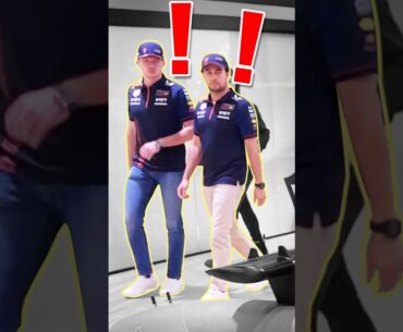 CAUGHT By Max Verstappen and Perez!! #f1 #maxverstappen #checoperez