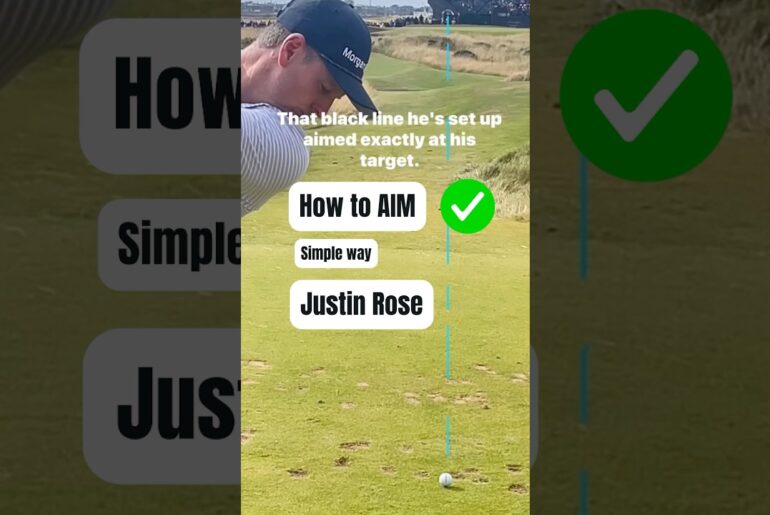 Instant AIM fix! Justin Rose uses this on ever shot #golf #golfswing #golfpassion #golfinstruction Instant AIM fix! Justin Rose uses this on ever shot #golf #golfswing #golfpassion #golfinstruction