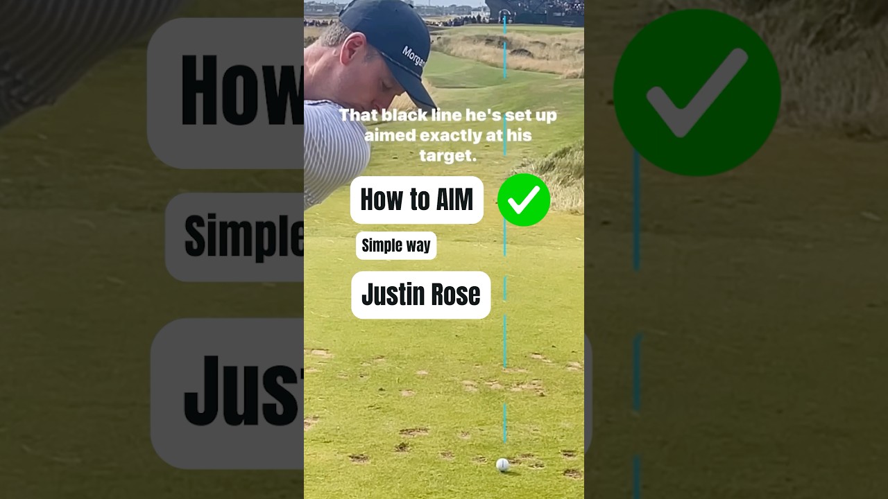 Instant AIM fix! Justin Rose uses this on ever shot #golf #golfswing #golfpassion #golfinstruction Instant AIM fix! Justin Rose uses this on ever shot #golf #golfswing #golfpassion #golfinstruction