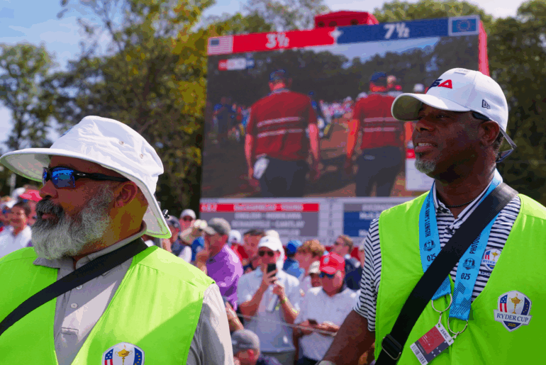Michael Collins and Ken Griffey Jr Compete for Photo of the Week at 2025 Ryder Cup thumbnail image