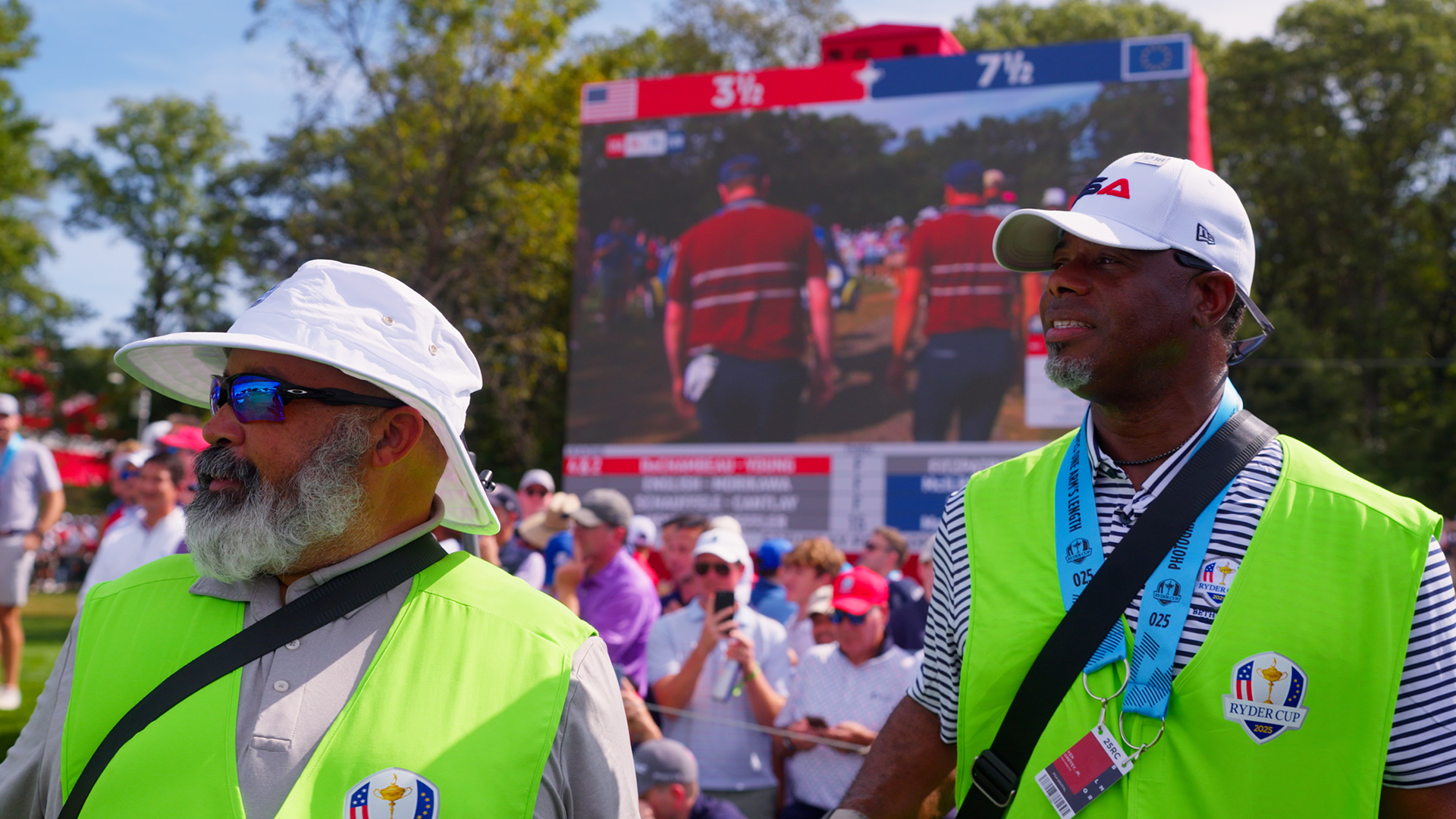 Michael Collins and Ken Griffey Jr Compete for Photo of the Week at 2025 Ryder Cup thumbnail image