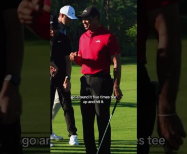 Tiger Woods decided to put Collin Morikawa into a spin cycle before using his driver. 😂 Tiger Woods decided to put Collin Morikawa into a spin cycle before using his driver. 😂
