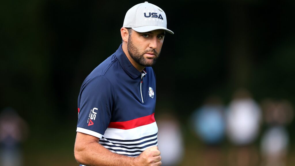 Scottie Scheffler Reels In Another Trophy–and It Wasn’t On a Fairway Scottie Scheffler Reels In Another Trophy–and It Wasn't On a Fairway