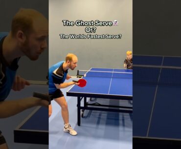 The Ghost Serve or The Worlds Fastest Serve? #pingpong #tabletennis