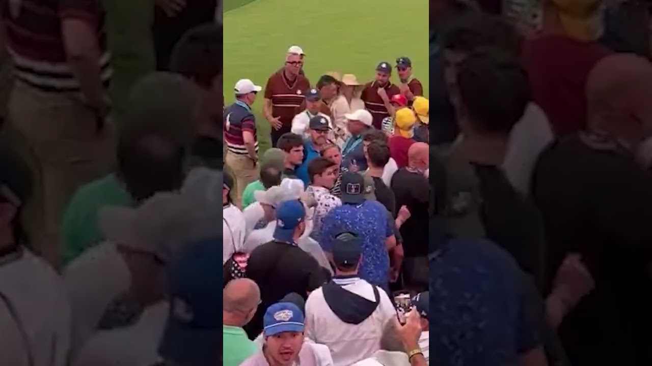 Fan THROWS beer at Rory McIlroy’s wife at Ryder Cup Fan THROWS beer at Rory McIlroy’s wife at Ryder Cup