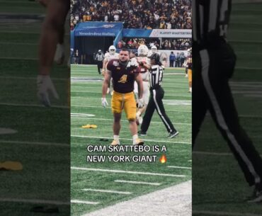 Cameron Skattebo is THAT guy 😳 The newest member of the New York Giants