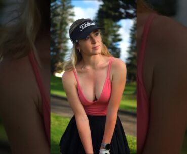 Amazing Golf Swing you need to see | Golf Girl awesome swing | Golf shorts | Grace Charis