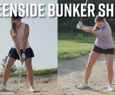 GREENSIDE BUNKER SHOTS | Golf Tips from College Golfers