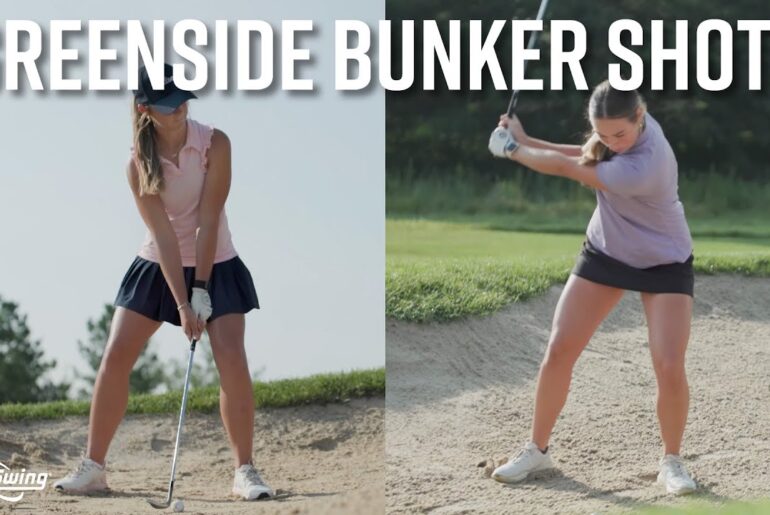GREENSIDE BUNKER SHOTS | Golf Tips from College Golfers GREENSIDE BUNKER SHOTS | Golf Tips from College Golfers