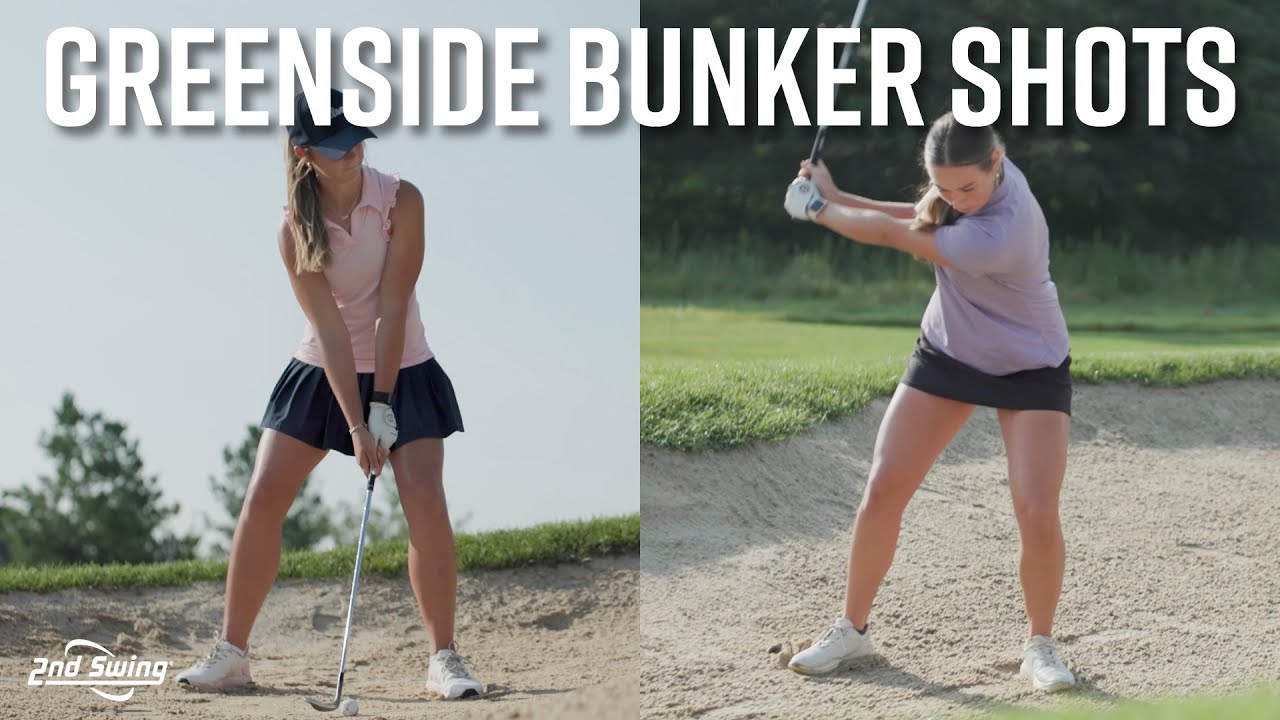 GREENSIDE BUNKER SHOTS | Golf Tips from College Golfers GREENSIDE BUNKER SHOTS | Golf Tips from College Golfers