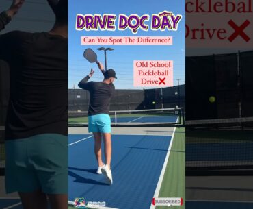 Hướng dẫn drive dọc sân #pickleballvietnam