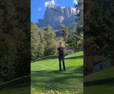 일프스산 골프장에서는 하이브리드를 잘 쳐야합니다 #우드잘치는법 #골프스윙 #shorts