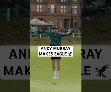Andy Murray Makes An Eagle at The Old Course