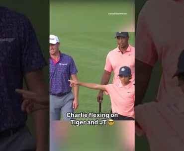 This Charlie Woods moment is unmatched This Charlie Woods moment is unmatched