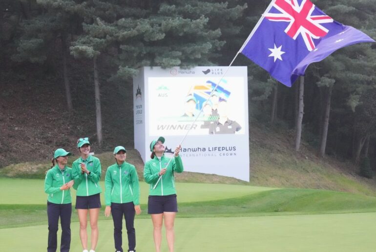Australia beats U.S. to win LPGA’s International Crown Australia beats U.S. to win LPGA's International Crown