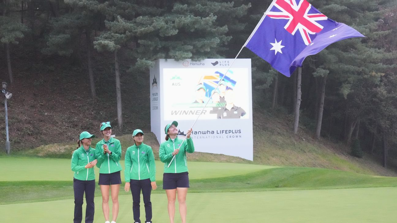 Australia beats U.S. to win LPGA’s International Crown Australia beats U.S. to win LPGA's International Crown