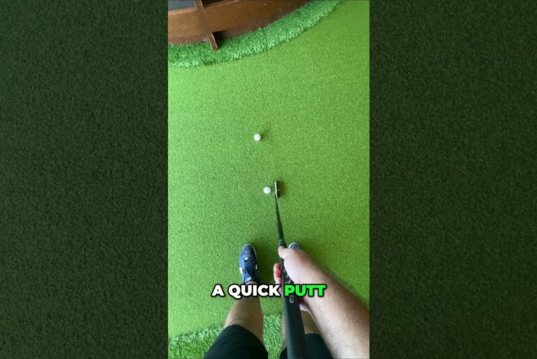 Airport Golf Simulator: When Golfers Can’t Resist a Quick Putt Airport Golf Simulator: When Golfers Can’t Resist a Quick Putt