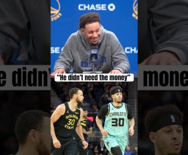 Seth Curry wanted number 30 from Steph 😂 (via @NBCSAuthentic)