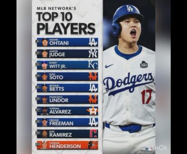 Top 10 Major League Baseball Players of 2025