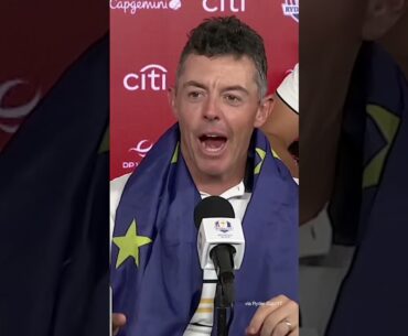 Rory needed a minute to chug his beer #shorts #golf #rydercup Rory needed a minute to chug his beer #shorts #golf #rydercup