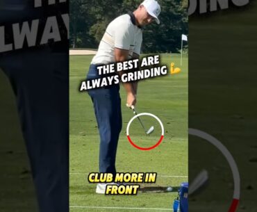 Even Ludvig Åberg Is Grinding on His Swing 😳 | Perfect Golf Swing Doesn’t Exist #golf #golfswing