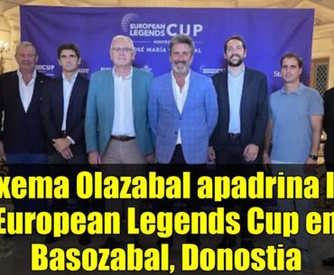 Txema Olazabal apadrina la European Legends Cup en Basozabal, Donostia