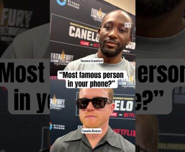 Canelo & Crawford rapid fire Q&A 🎤