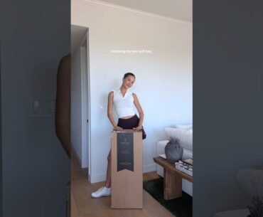 golf bag of my dreams⛳️🤍 #shorts #golfgirl #unboxing @vesselgolf golf bag of my dreams⛳️🤍 #shorts #golfgirl #unboxing @vesselgolf