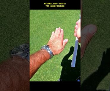 NEUTRAL GOLF GRIP - Left Hand Position