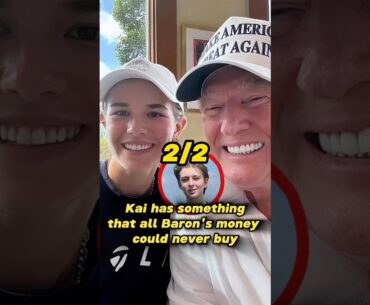 Kai has something that all Baron’s money could never buy #kaitrump #barrontrump #usa #fyp #new