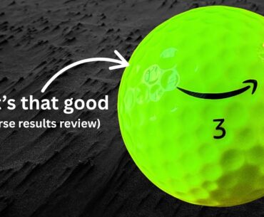 IS THE NEW AMAZON BASICS CORE SOFT GOLF BALL THE BEST NEW BALL IN GOLF? PROV1 KILLER? BEST BALL 2025