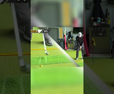 Golf Swing Secret: Use Sidewalk Chalk to INSTANTLY Improve! #shorts