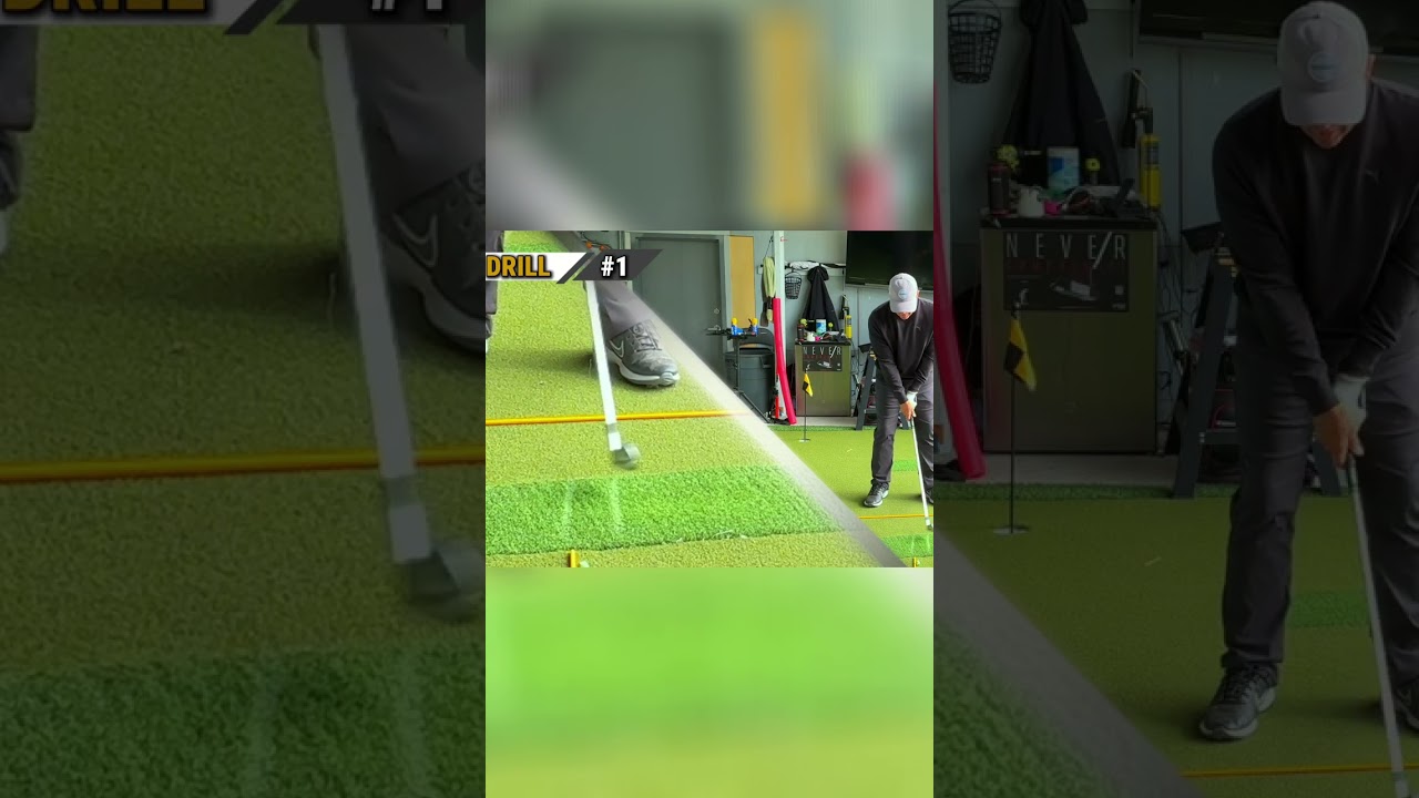 Golf Swing Secret: Use Sidewalk Chalk to INSTANTLY Improve! #shorts Golf Swing Secret: Use Sidewalk Chalk to INSTANTLY Improve! #shorts