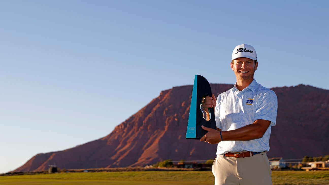 Michael Brennan wins Utah Championship for 1st PGA Tour title Copy Link