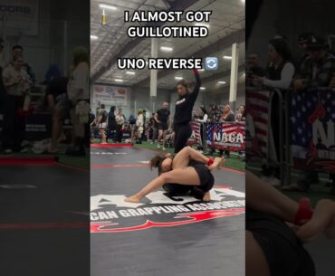 I ALMOST GOT GUILLOTINED  #wrestling #bjj