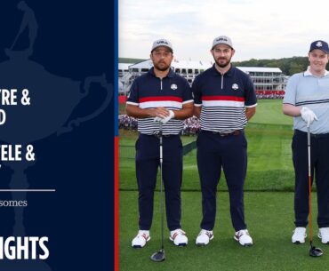 MacIntyre & Hovland vs Schauffele & Cantlay | Full Highlights | 2025 Ryder Cup MacIntyre & Hovland vs Schauffele & Cantlay | Full Highlights | 2025 Ryder Cup