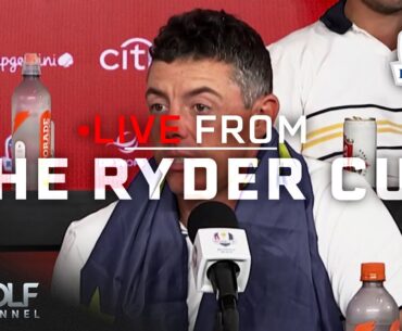 Europeans discuss 'dream week' at Bethpage Black | Live From the Ryder Cup | Golf Channel