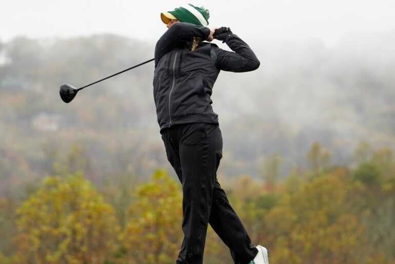 Rain Suspends Round One of French Broad Collegiate UNC Asheville Logo