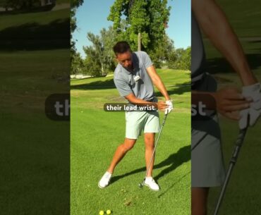 Compress your irons by relaxing your grip #golf #golftips #golfswing #golflesson