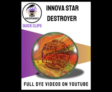 Innova Star destroyer Custom Disc Dyes #discgolfdye #discgolf #discdyes #discdyeing Innova Star destroyer Custom Disc Dyes #discgolfdye #discgolf #discdyes #discdyeing