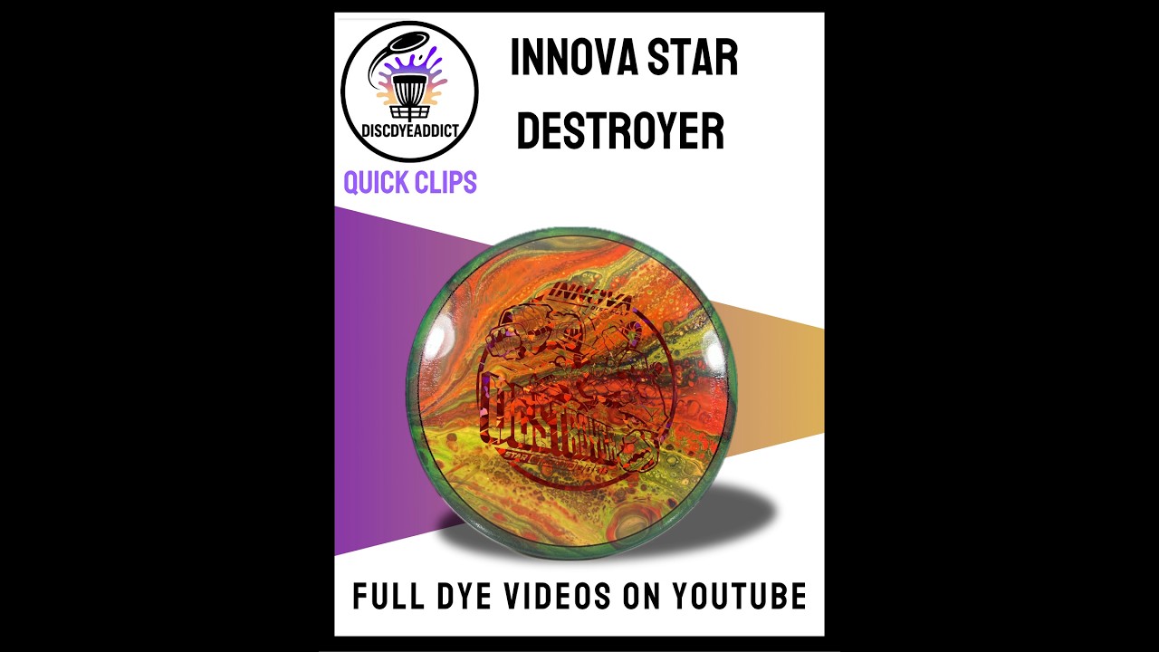 Innova Star destroyer Custom Disc Dyes #discgolfdye #discgolf #discdyes #discdyeing Innova Star destroyer Custom Disc Dyes #discgolfdye #discgolf #discdyes #discdyeing